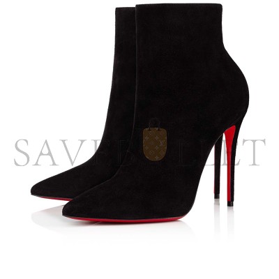 CHRISTIAN LOUBOUTIN SO KATE BOOTY 100 MM LOW BOOTS-VEAU VELOURS-BLACK-WOMEN 1190007BK01