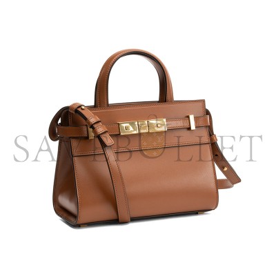 YSL MANHATTAN NANO TOTE BLACK IN SMOOTH LEATHER 5937410SXPW (21*16*9cm)