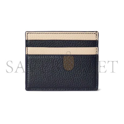 GUCCI BI-COLOR CARD CASE WITH GUCCI LOGO ‎817043AAEGG4043 (10*8cm)