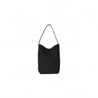 THE ROW SMALL NS PARK TOTE BAG IN NUBUCK BLACK W1314L87BLK (25*22*12cm)