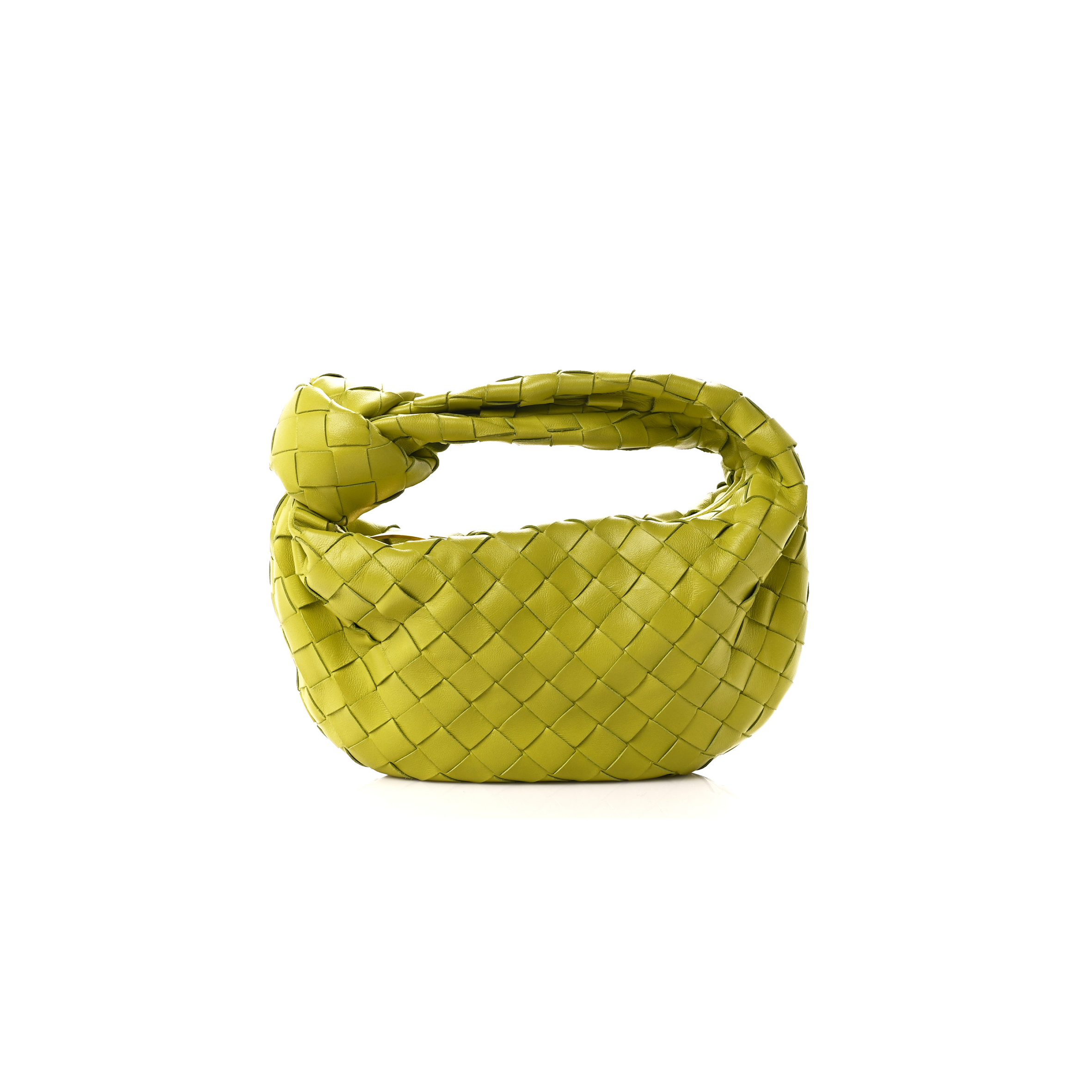 BOTTEGA VENETA NAPPA INTRECCIATO MINI JODIE KIWI  (27*13*6cm)