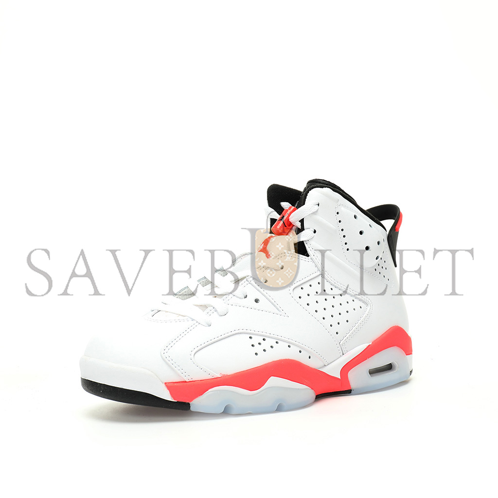 NIKE AIR JORDAN 6 RETROWHITE INFRARED 384664-123