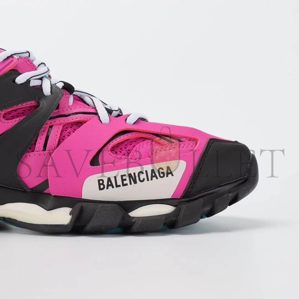 BALENCIAGA  MESH FABRIC WOMENS TRACK SNEAKERS PINK BLACK 542436W2LA12048