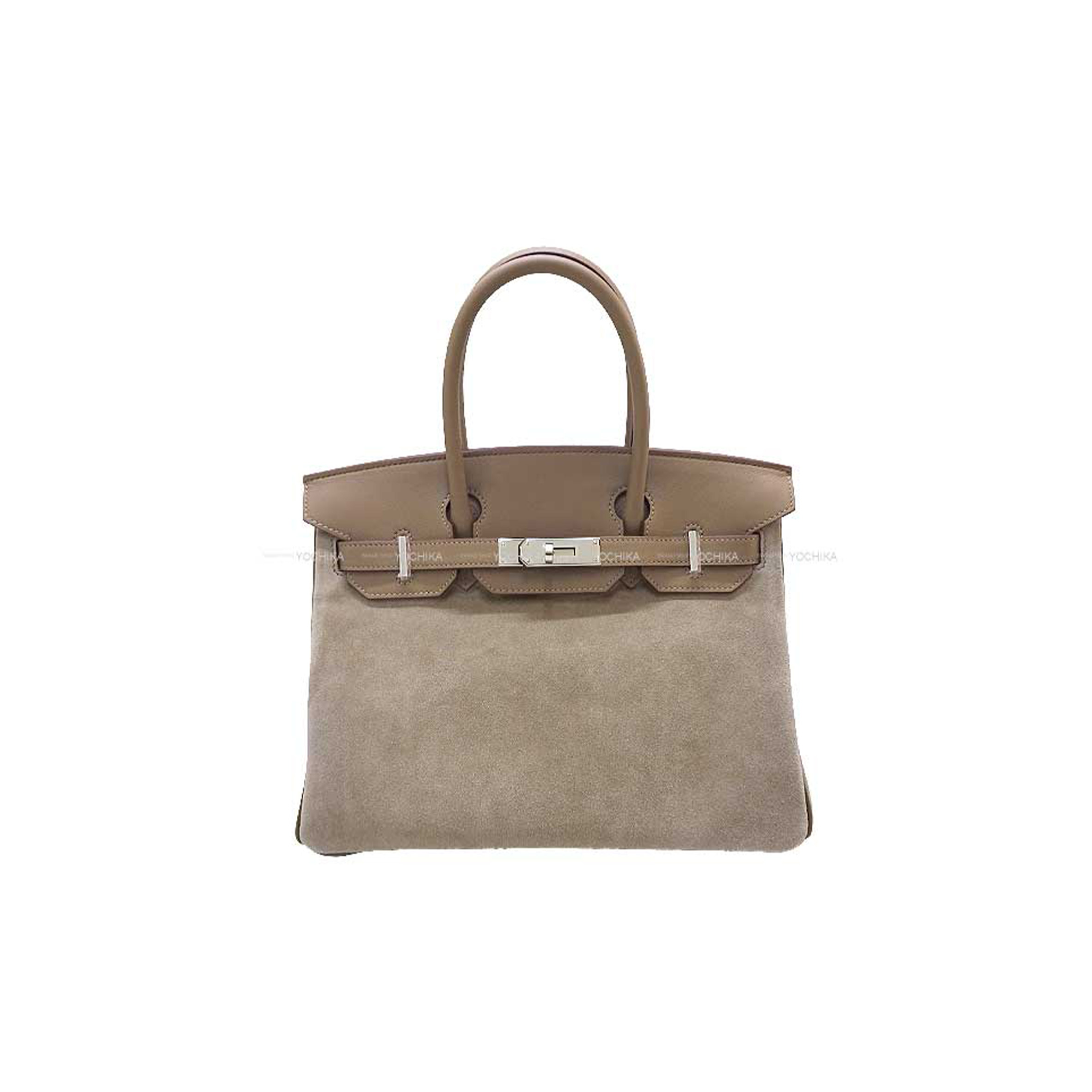 HERMES BIRKIN 30 18 ELEPHANT GREY ETOUPE TOGO CALFSKIN GOLD BUCKLE 0540240685 (30*23*15cm)