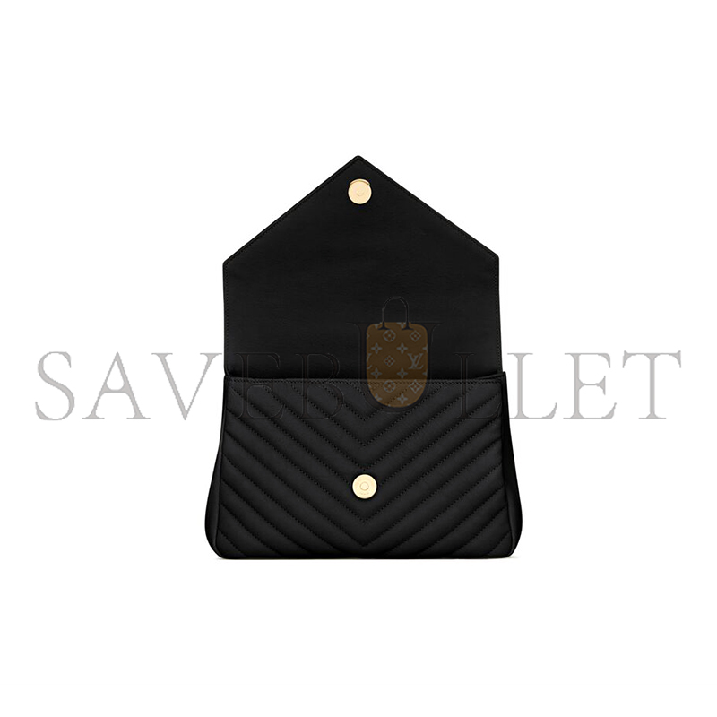 YSL COLLEGE MEDIUM IN QUILTED LEATHER 600279BRM071000 (24*17*6.5cm) YSL COLLEGE MEDIUM IN QUILTED LEATHER 600279BRM071000 (24*17*6.5cm)