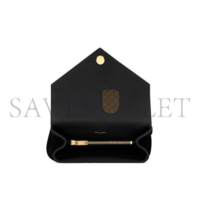 YSL COLLEGE MEDIUM IN QUILTED LEATHER 600279BRM071000 (24*17*6.5cm) YSL COLLEGE MEDIUM IN QUILTED LEATHER 600279BRM071000 (24*17*6.5cm)