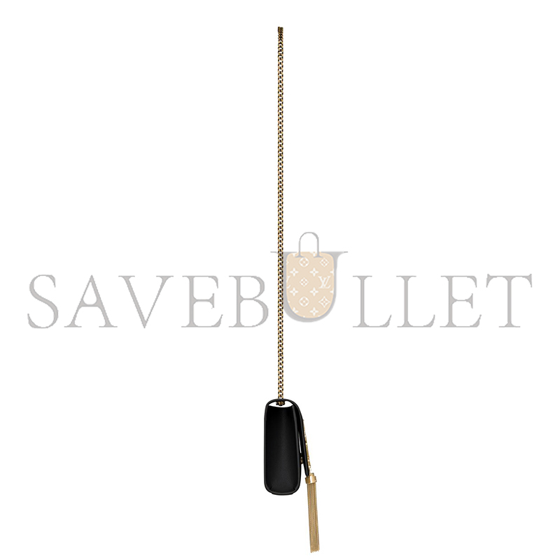 YSL KATE SMALL TASSEL IN GRAIN DE POUDRE EMBOSSED LEATHER 474366BOW0J1000 (20*12.5*5cm)