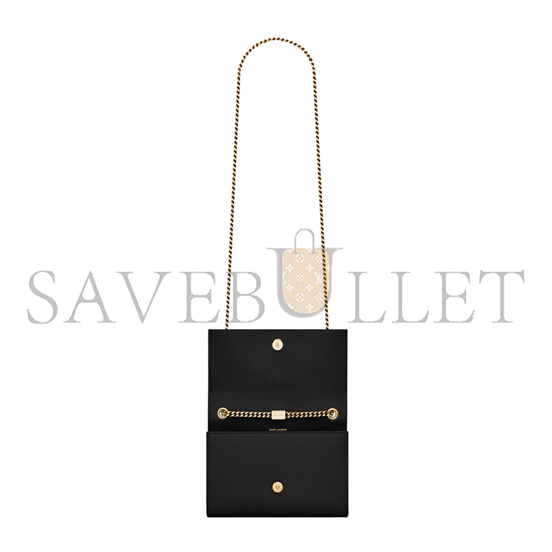 YSL KATE SMALL TASSEL IN GRAIN DE POUDRE EMBOSSED LEATHER 474366BOW0J1000 (20*12.5*5cm)