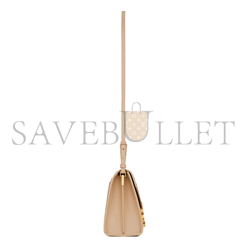 YSL CASSANDRA MEDIUM TOP HANDLE BAG IN GRAIN DE POUDRE EMBOSSED LEATHER 623931BOW0W2721 (24.5*20*11.5cm)