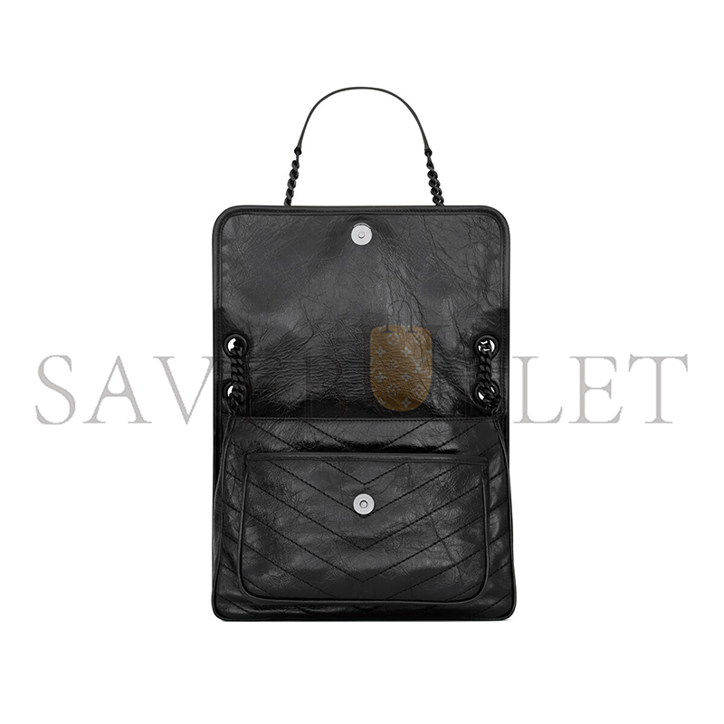 YSL NIKI MEDIUM IN VINTAGE LEATHER 6331840EN081000 (28*20*8.5cm) YSL NIKI MEDIUM IN VINTAGE LEATHER 6331840EN081000 (28*20*8.5cm)