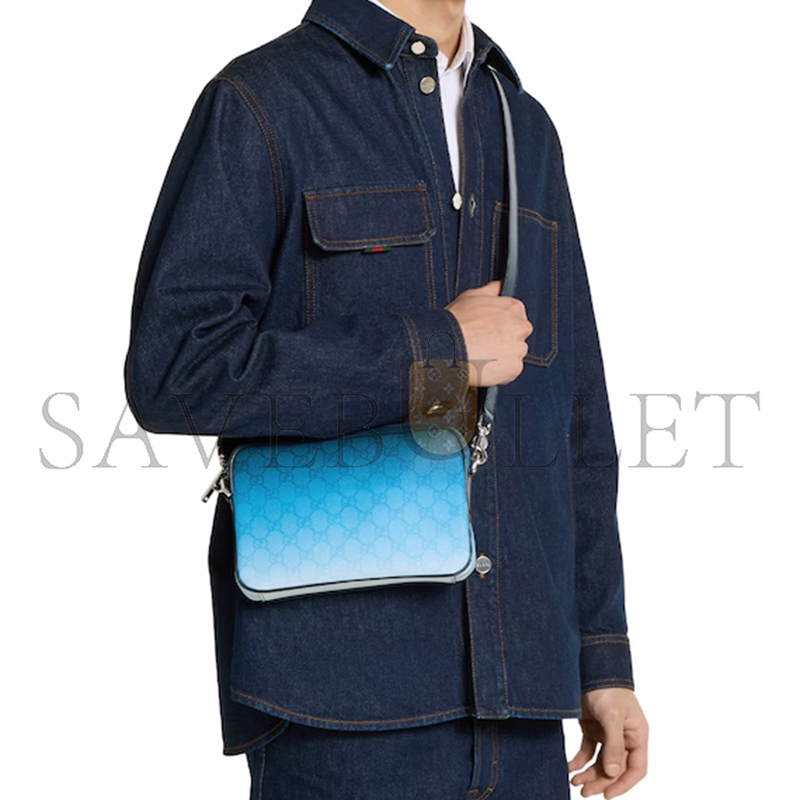 GUCCI CHROMA SMALL CROSSBODY BAG ‎835691FAESC8473 (25*16*4.5cm)
