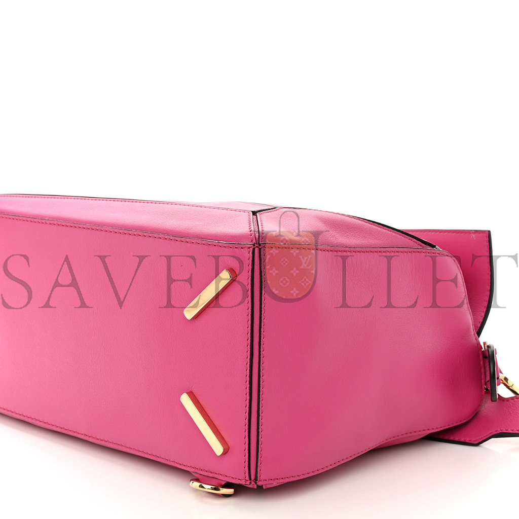 LOEWE CALFSKIN MEDIUM PUZZLE BAG FUCHSIA (29*18*12cm)