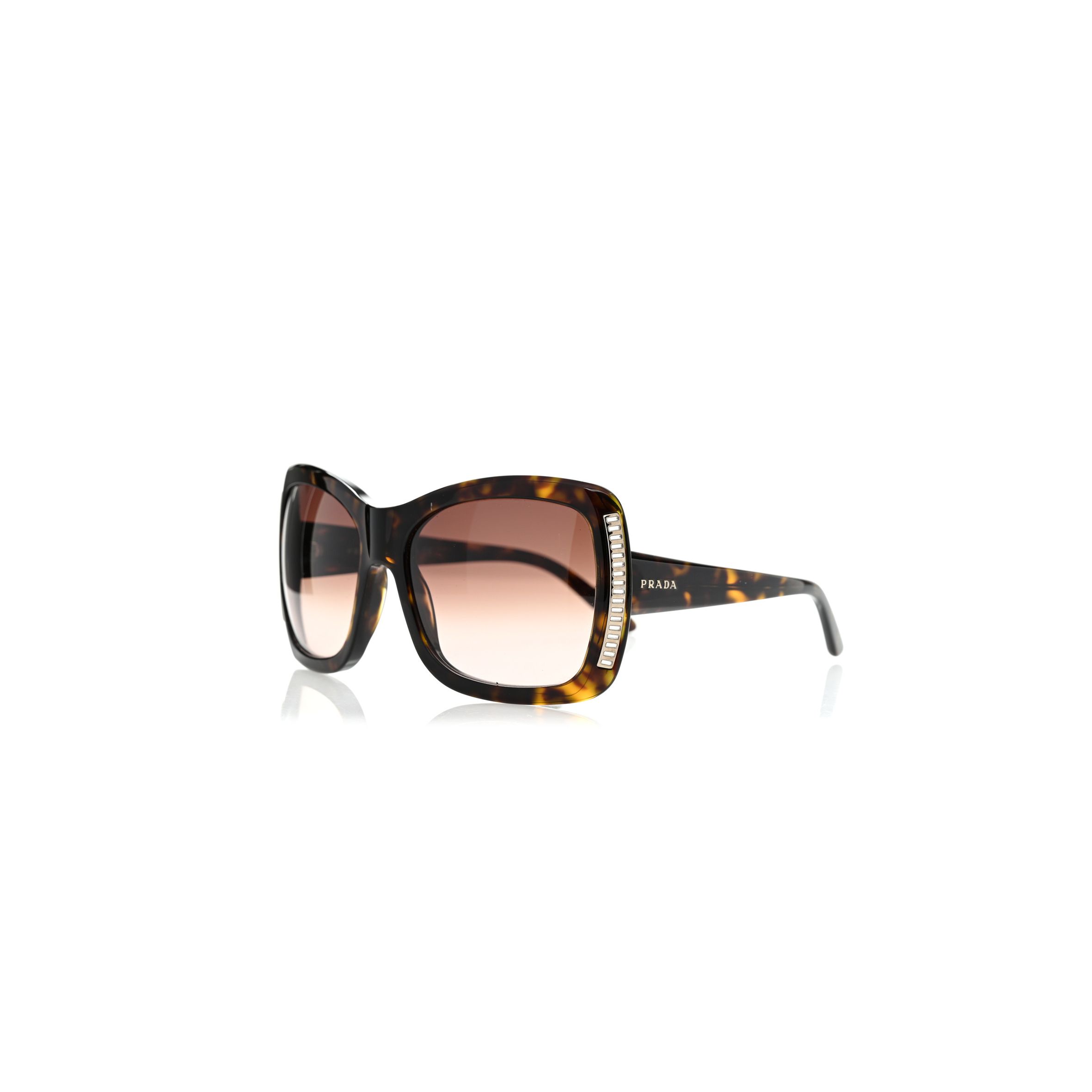 PRADA ACETATE SUNGLASSES SPR 11L TORTOISE