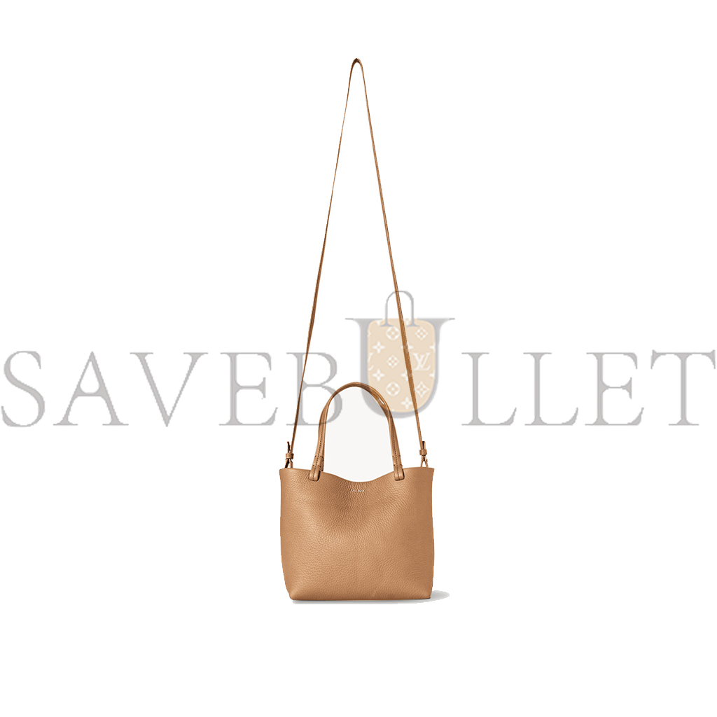 THE ROW SMALL PARK TOTE BAG IN LEATHER CINNAMON W1199L129CMONS (25*22*12cm)