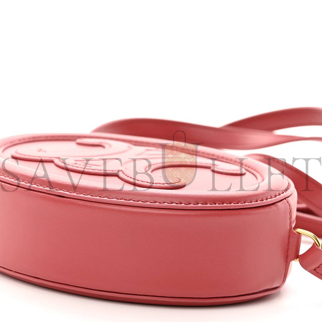 CELINE SMOOTH CALFSKIN CUIR TRIOMPHE OVAL PURSE CROSSBODY LIPSTICK (16*12*8cm) CELINE SMOOTH CALFSKIN CUIR TRIOMPHE OVAL PURSE CROSSBODY LIPSTICK (16*12*8cm)
